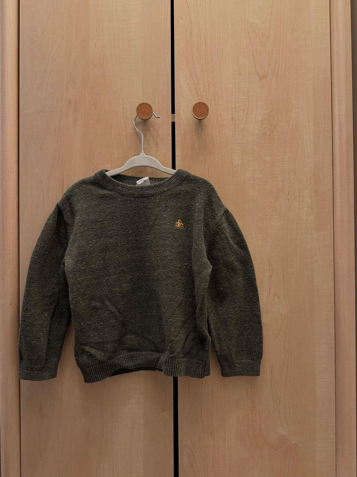 Baby Gap Olive Green Crewneck Knit Sweater — 2T