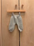 Handmade Grey Knit Jogger Pants / 0-3m