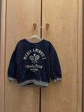 Disney H&M Mickey & Minnie Navy Blue Crewneck Sweater — 2T