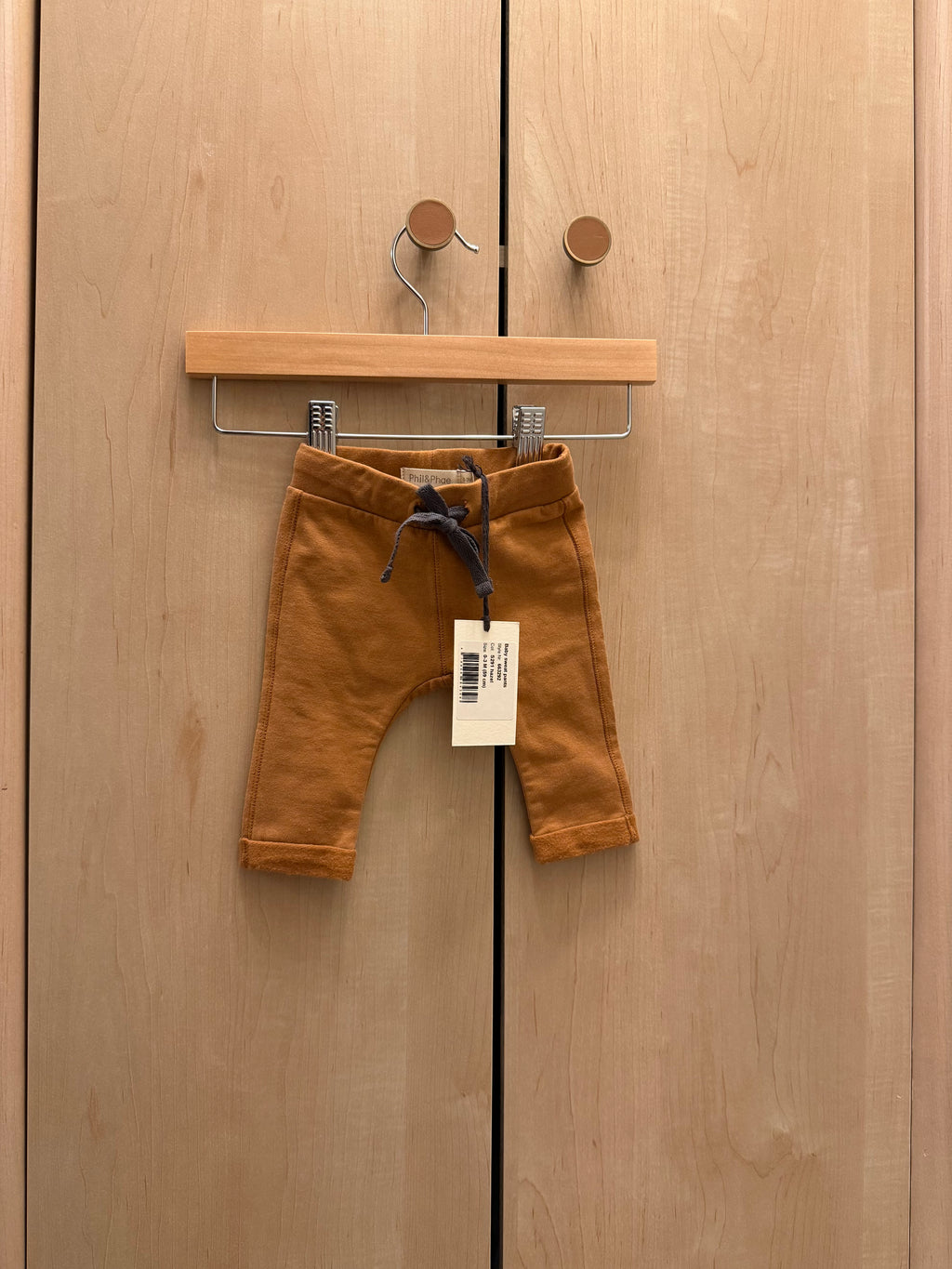 NWT Phil & Phae Organic Cotton Rust Harem Rust Jogger Pants / 0-3m