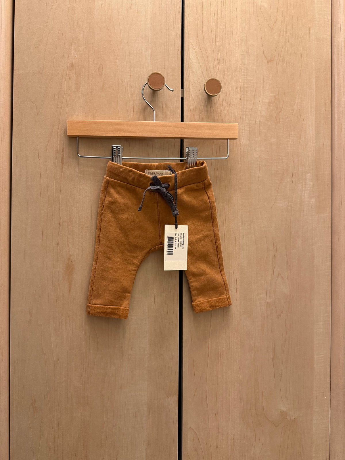 NWT Phil & Phae Organic Cotton Rust Harem Rust Jogger Pants / 0-3m