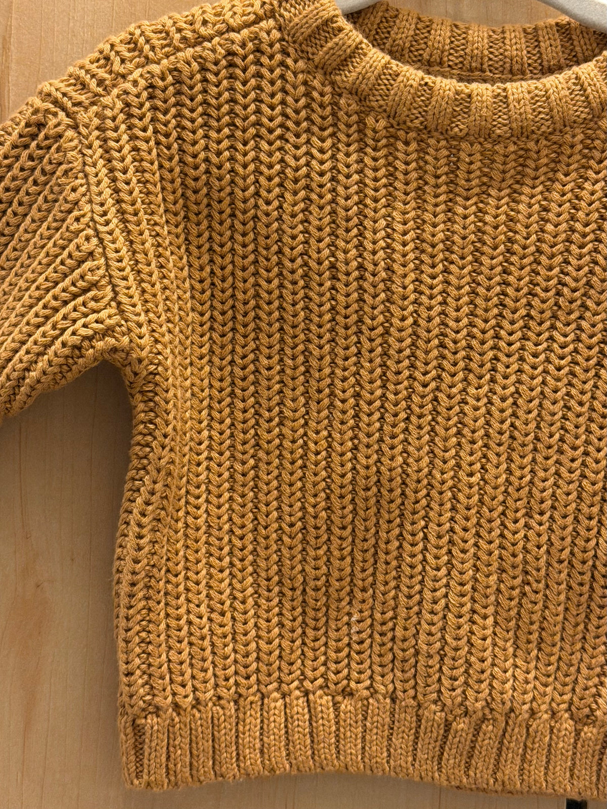 Old Navy Rust Knit Crewneck Sweater