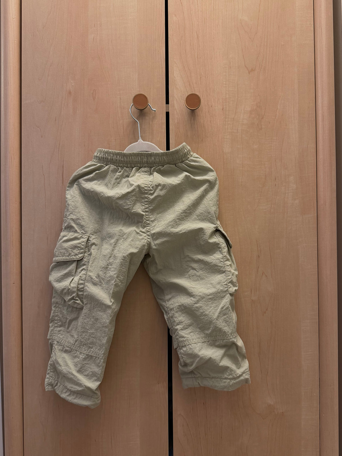 KITH Sage Green Water Resistant Cargo Pants — 2T