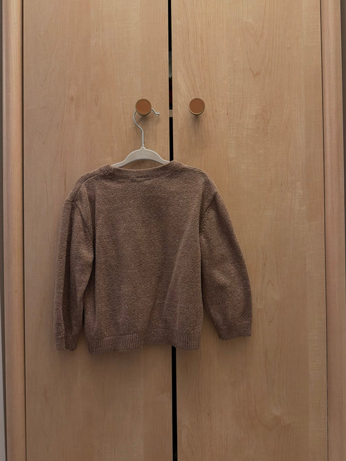 Baby Gap Brown Cotton Blend Crewneck Sweater — 2T