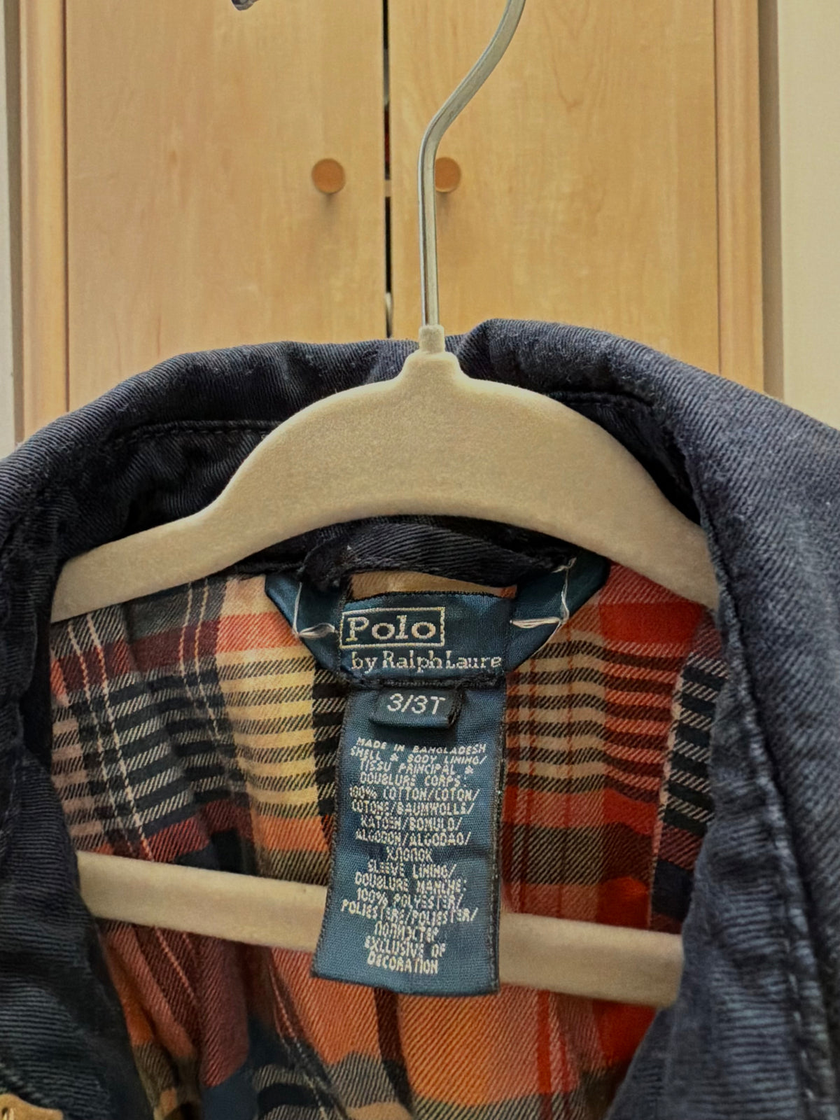 Polo Ralph Lauren Navy Blue Jacket — 3T