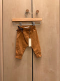 NWT Phil & Phae Organic Cotton Rust Harem Pants with Side Tie / 0-3m