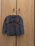 Zara ‘Alpes’ Flecked Grey Crewneck Sweater — 3T