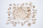 (New) Toy Maker of Lunenburg Kids Canada Map Puzzle with Native Animals