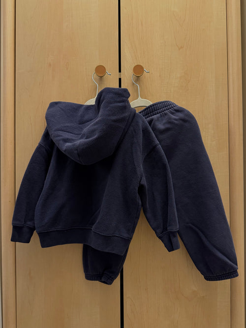 Baby Gap Navy Blue Hoodie & Joggers Set — 2T