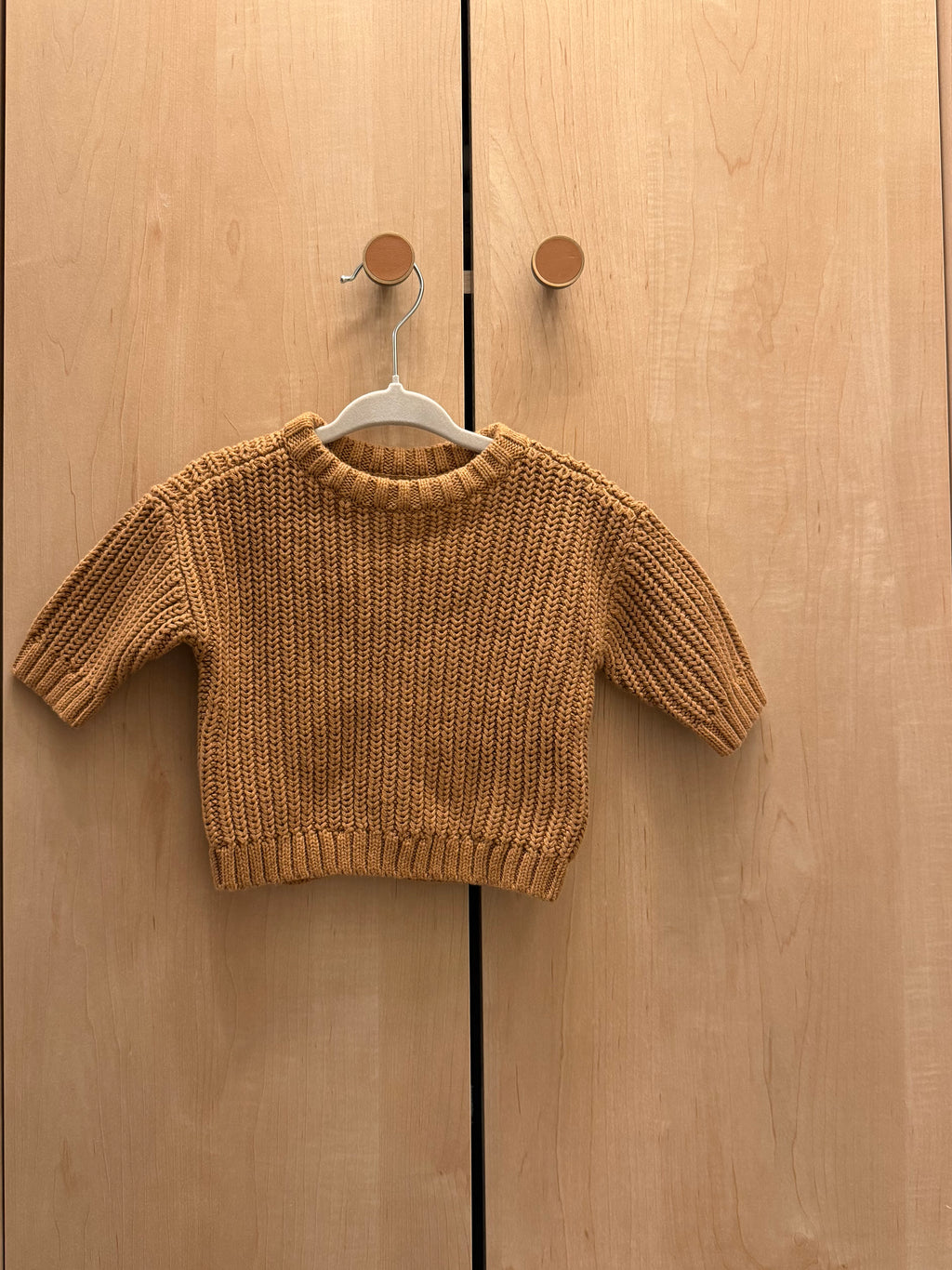 Old Navy Rust Knit Crewneck Sweater