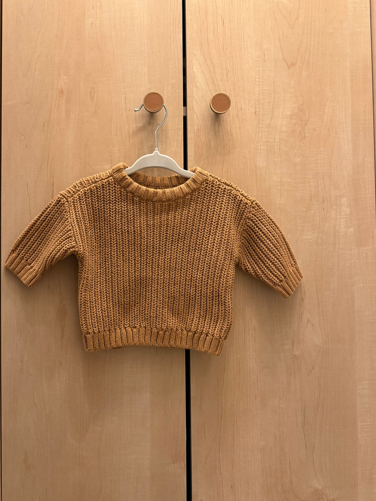 Old Navy Rust Knit Crewneck Sweater
