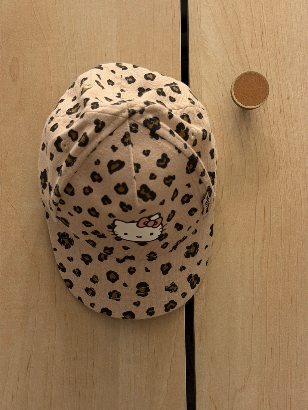 Sanrio H&M Hello Kitty Leopard Print Cap / 4-6m