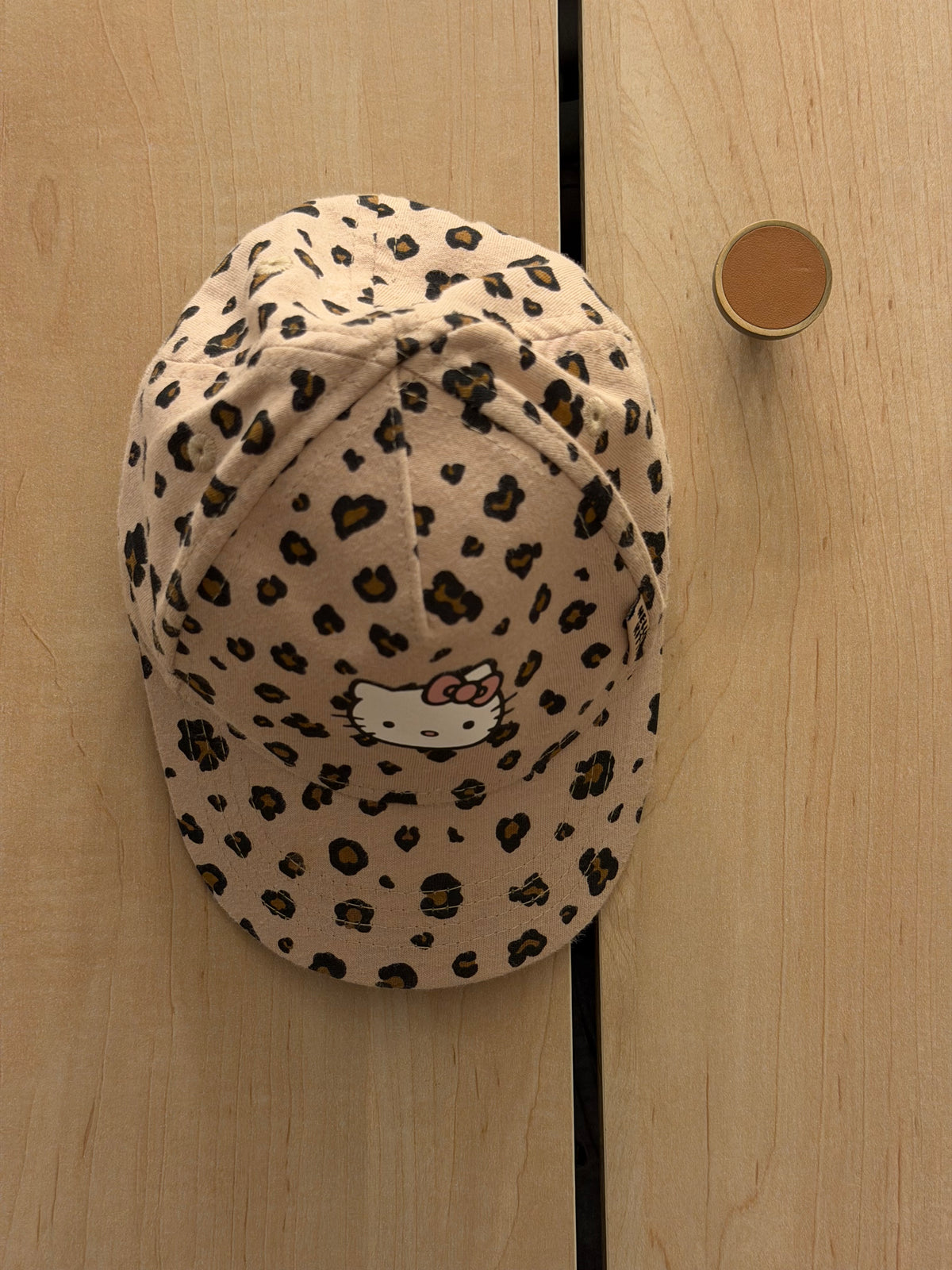 Sanrio H&M Hello Kitty Leopard Print Cap / 4-6m
