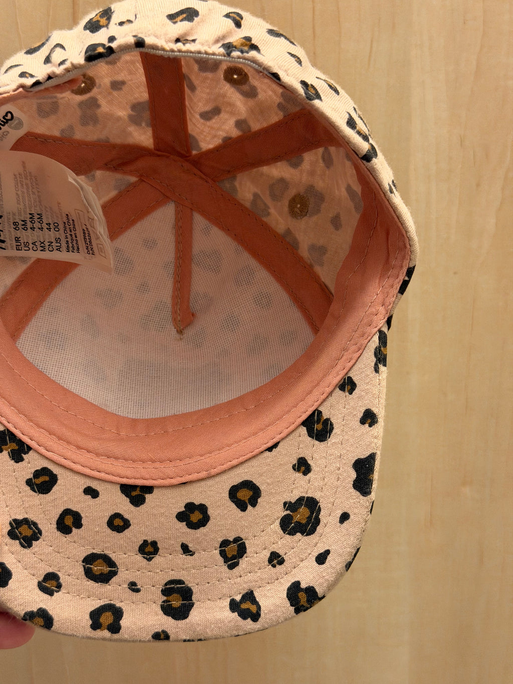 Sanrio H&M Hello Kitty Leopard Print Cap / 4-6m