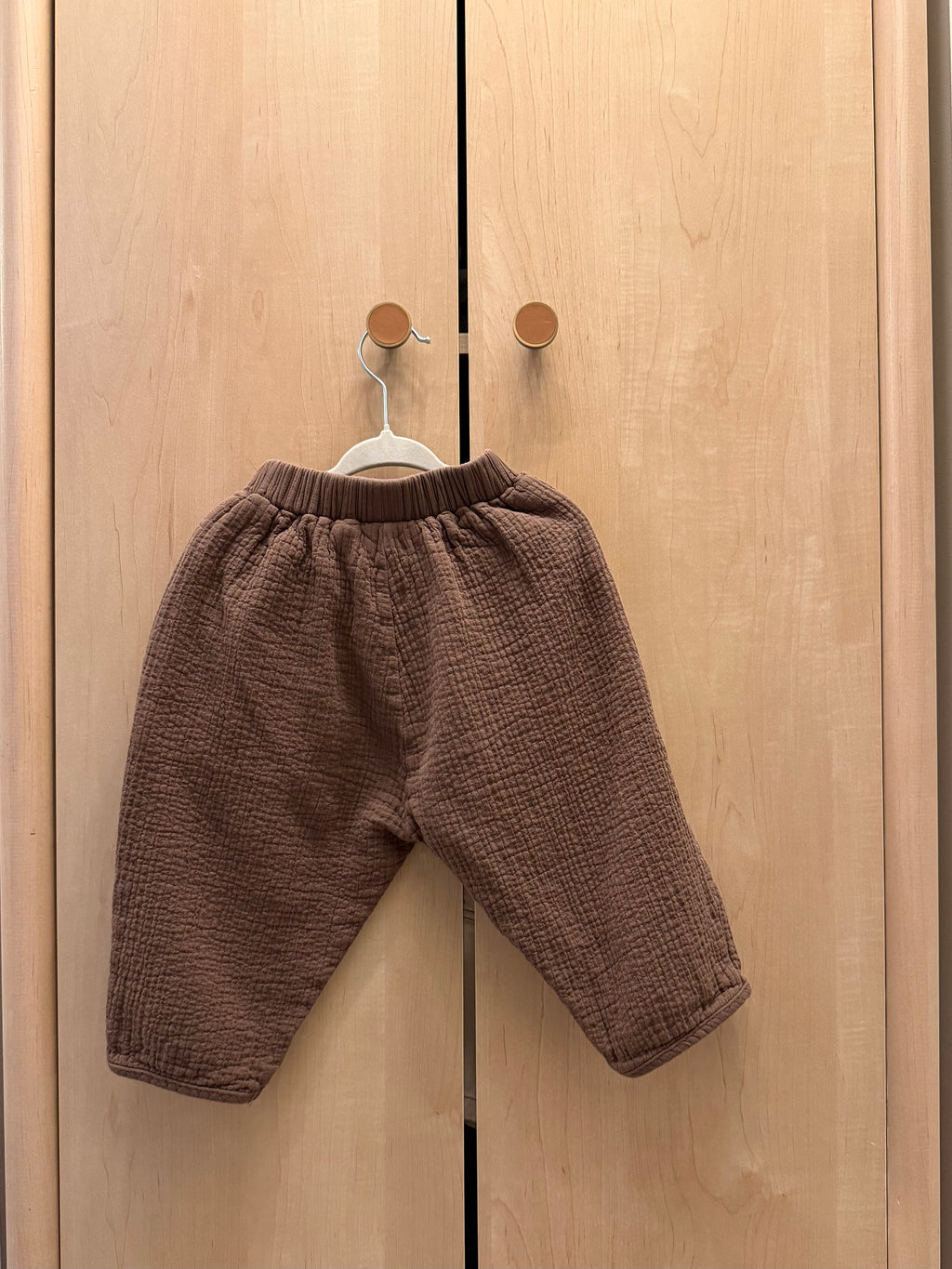 Kindly the Label Brown Oversized Pants — 2T