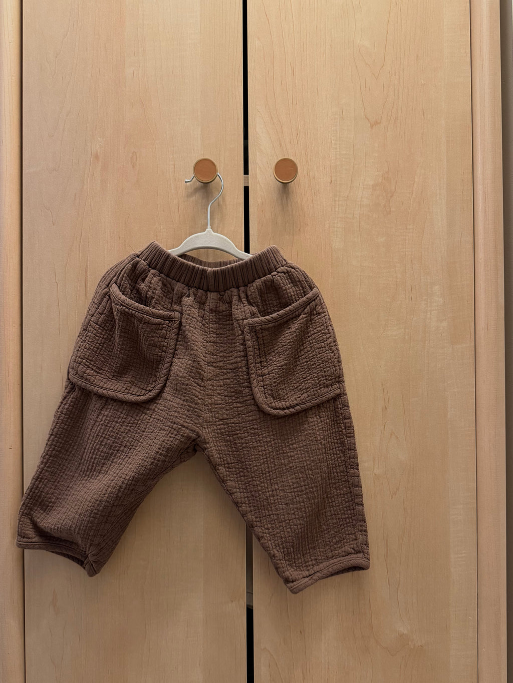 Kindly the Label Brown Oversized Pants — 2T