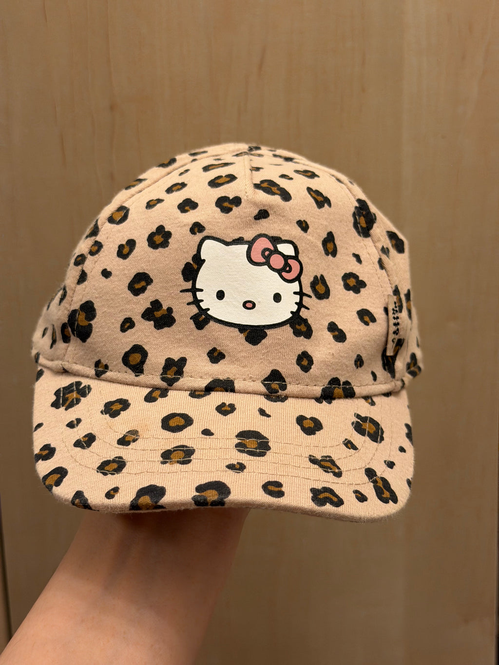 Sanrio H&M Hello Kitty Leopard Print Cap / 4-6m