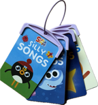 Super Simple Songs — 4 Yoto Cards with Ring and Cardholders
