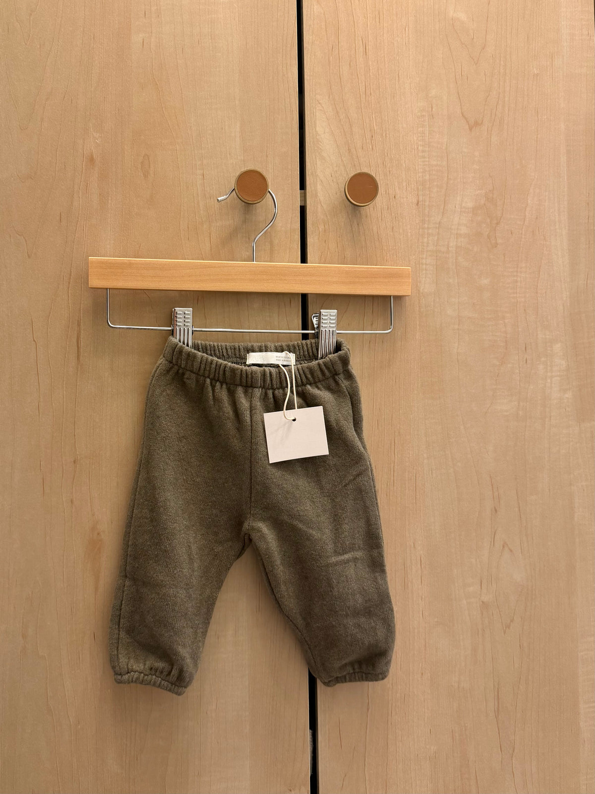 NWT Zara Soft Touch Olive Green Joggers — 1-3m