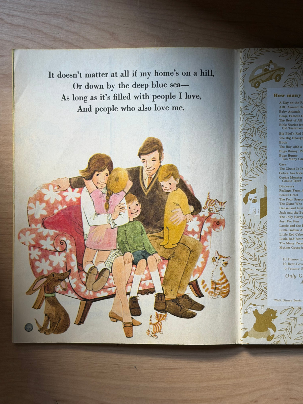 My Home by Renee Bartkowski —Little Golden Books, 1979