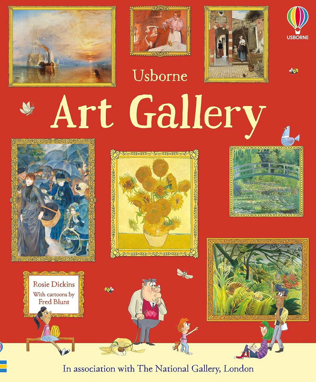 (New) Unopened Usborne Art Gallery Book and Jigsaw Puzzle Set