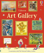 (New) Unopened Usborne Art Gallery Book and Jigsaw Puzzle Set